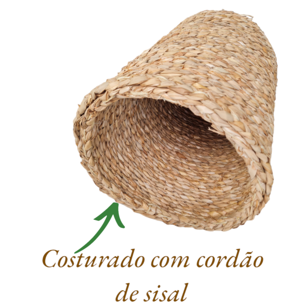 Cachepot Para Plantas Grande De Palha 45 x 33cm - Image 4