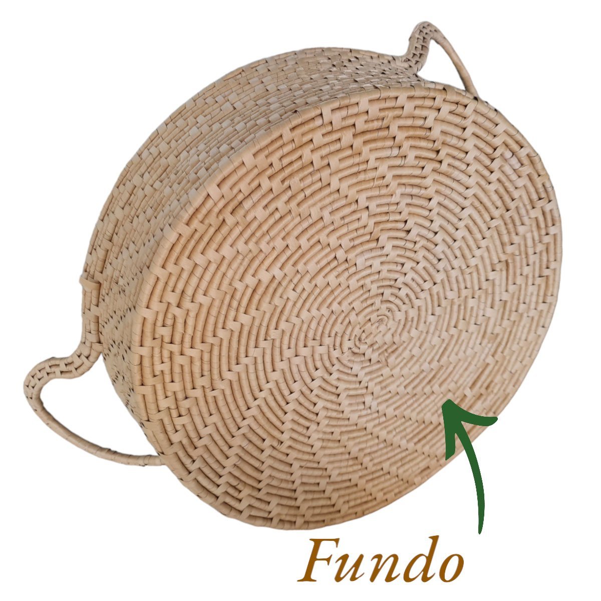 Bandeja Redonda Alças Longas Fruteira 15 x 40cm - Image 5