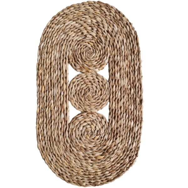 Tapete Capacho de Palha de Taboa Oval 40 x 70cm - Image 9