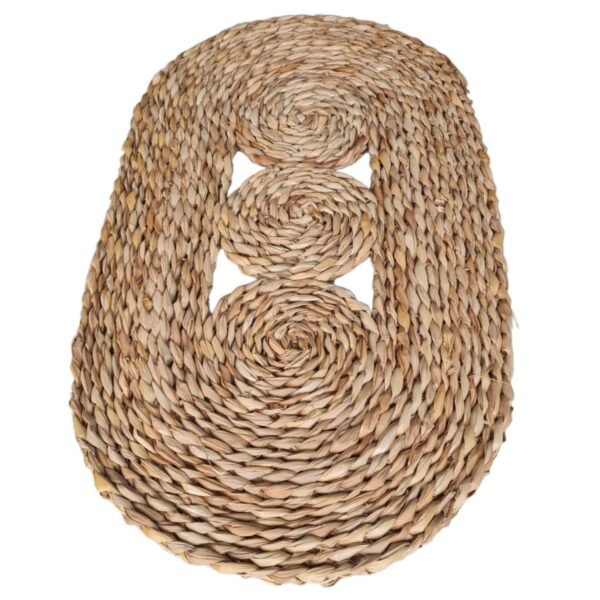 Tapete Capacho de Palha de Taboa Oval 40 x 70cm - Image 8