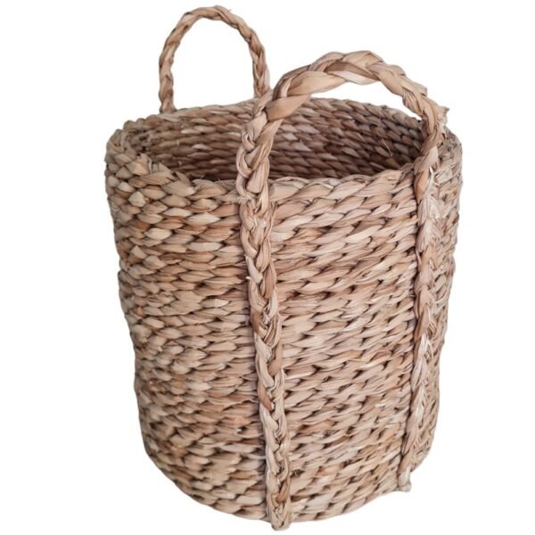 Cesto Organizador de Palha de Taboa com alça 30 x 30cm - Image 5