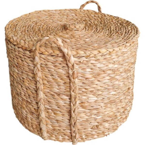 Cesto Organizador Com Tampa Para Roupa Tamanho Grande 35 x 50cm
