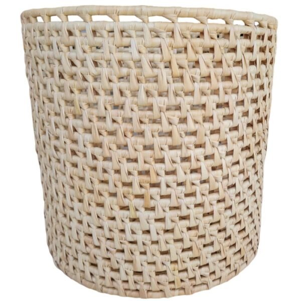 Cesto Organizador de Palha Carnaúba Decoração 30 x 30cm