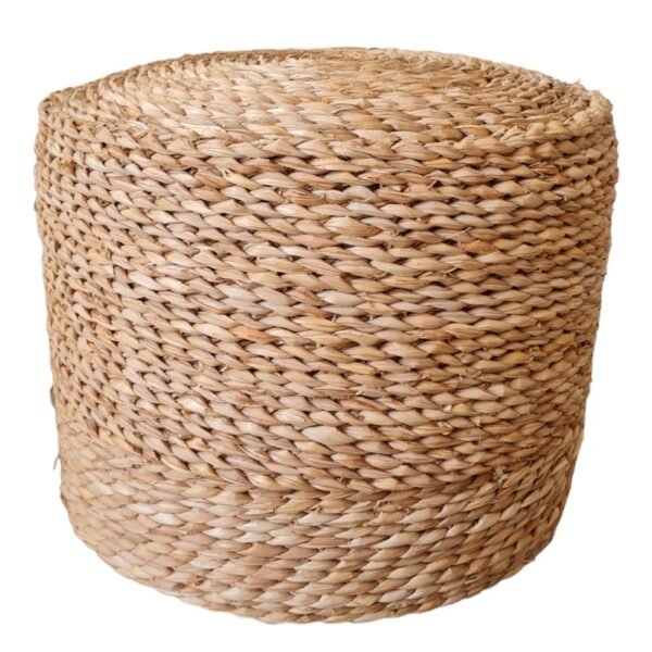 Puff Cilindro Palha De Taboa 35 x 47cm