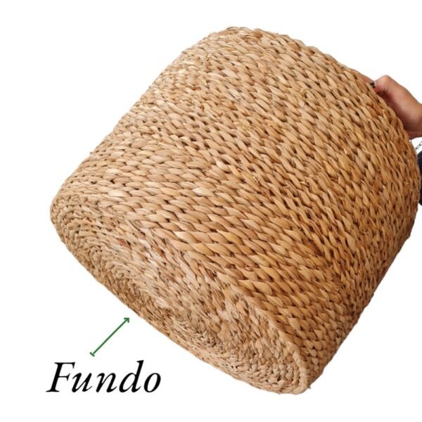 Puff Cilindro Palha De Taboa 35 x 47cm - Image 4