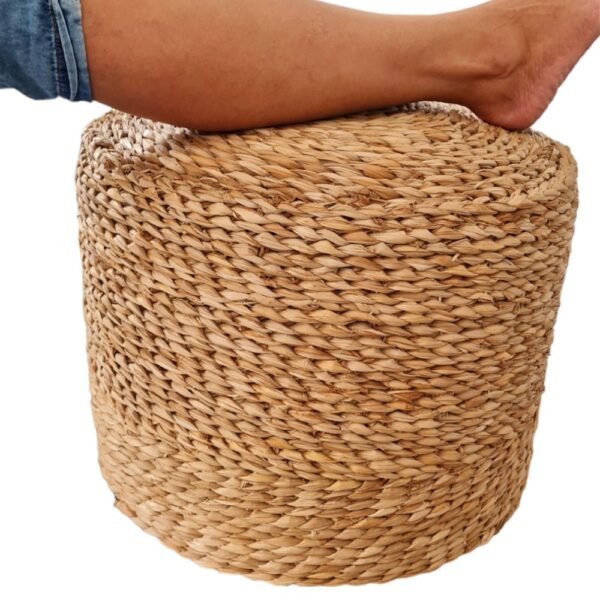 Puff Cilindro Palha De Taboa 35 x 47cm - Image 6