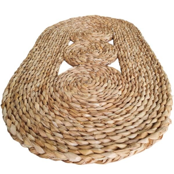 Tapete Capacho de Palha de Taboa Oval 40 x 70cm - Image 5