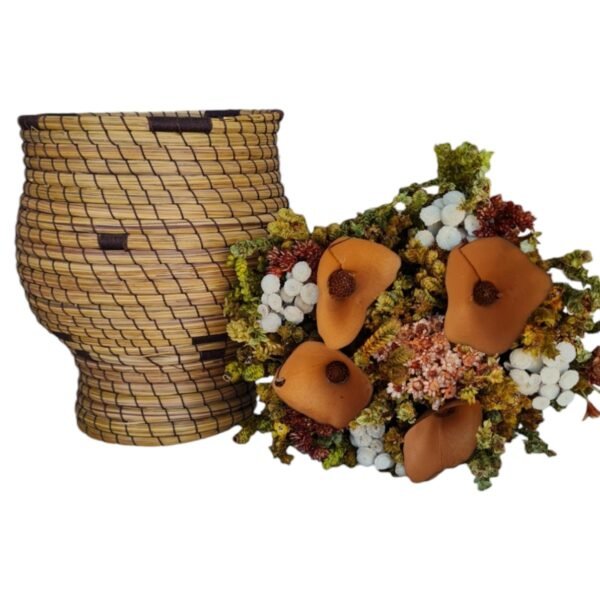 Vaso Decorativo com Arranjo Floral Desidratado - Image 2