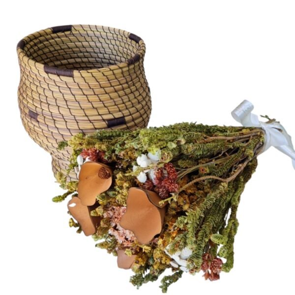 Vaso Decorativo com Arranjo Floral Desidratado - Image 5