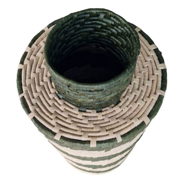 Vaso De Palha Para Arranjos Estilo Boho Decoração Orgânica - Image 4