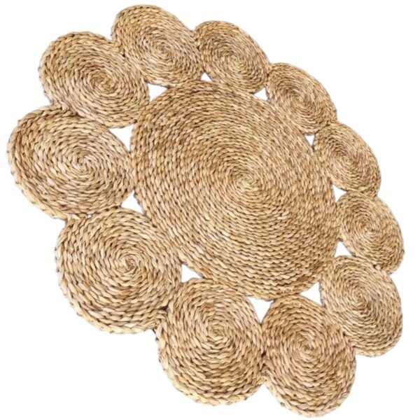 Tapete De Palha Modelo Flor De Taboa Feito A Mão Decoração - Image 7